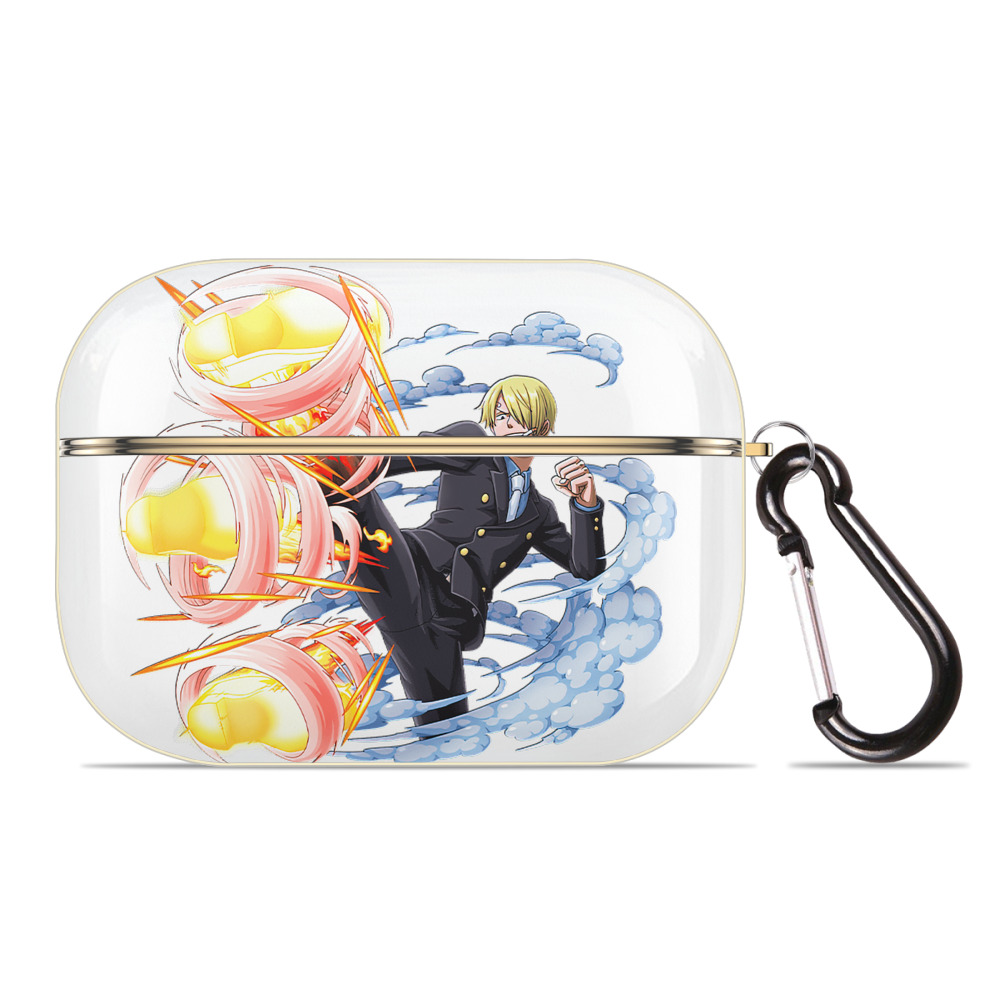 ワンピース サンジ ONE PIECE Sanji 【AirPods Pro用】ハードシェル保護ケース｜耐衝撃・防指紋・カラビナ付き商品仕様