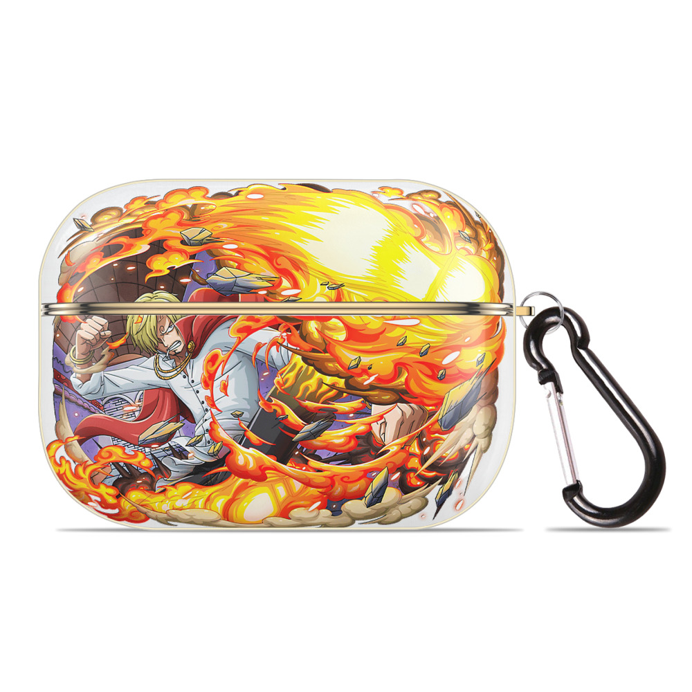 ワンピース サンジ ONE PIECE Sanji 【AirPods Pro用】ハードシェル保護ケース｜耐衝撃・防指紋・カラビナ付き商品仕様