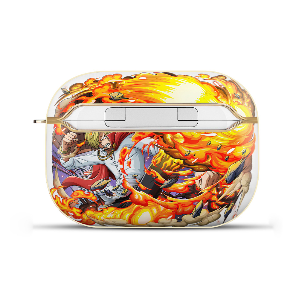 ワンピース サンジ ONE PIECE Sanji 【AirPods Pro用】ハードシェル保護ケース｜耐衝撃・防指紋・カラビナ付き商品仕様