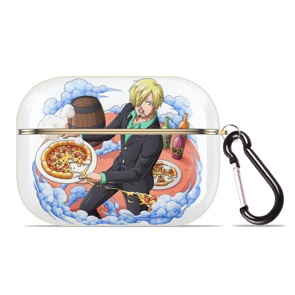 ワンピース サンジ ONE PIECE Sanji 【AirPods Pro用】ハードシェル保護ケース｜耐衝撃・防指紋・カラビナ付き商品仕様
