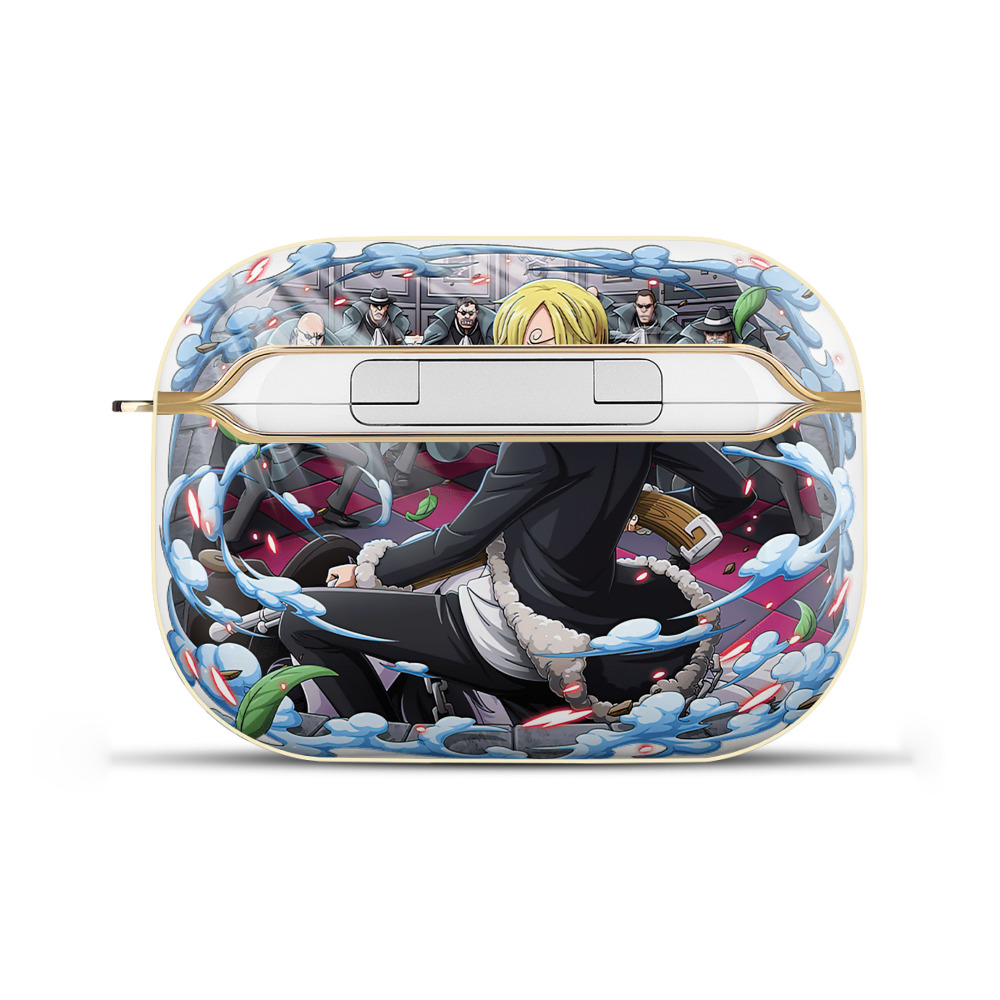 ワンピース サンジ ONE PIECE Sanji 【AirPods Pro用】ハードシェル保護ケース｜耐衝撃・防指紋・カラビナ付き商品仕様