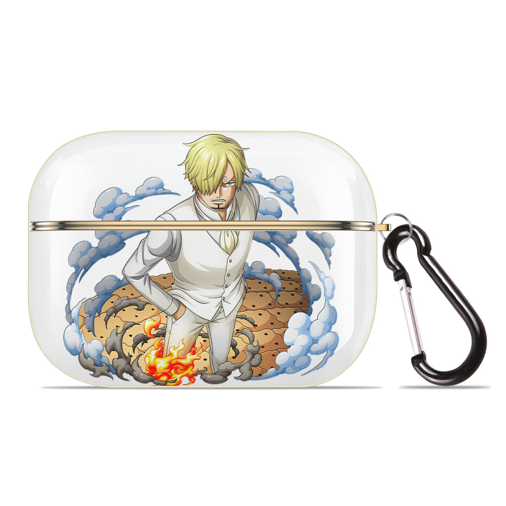 ワンピース サンジ ONE PIECE Sanji 【AirPods Pro用】ハードシェル保護ケース｜耐衝撃・防指紋・カラビナ付き商品仕様