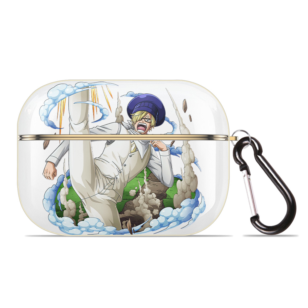 ワンピース サンジ ONE PIECE Sanji 【AirPods Pro用】ハードシェル保護ケース｜耐衝撃・防指紋・カラビナ付き商品仕様