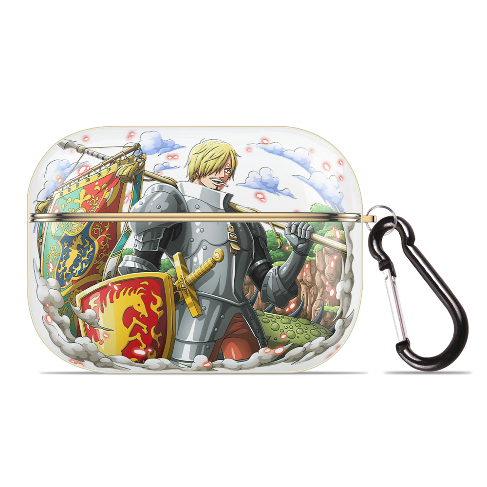 ワンピース サンジ ONE PIECE Sanji 【AirPods Pro用】ハードシェル保護ケース｜耐衝撃・防指紋・カラビナ付き商品仕様