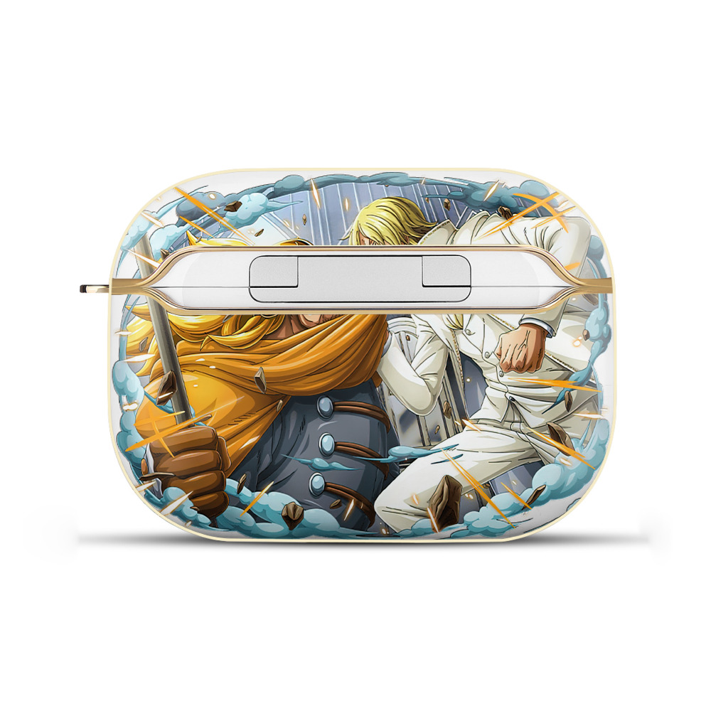 ワンピース サンジ ONE PIECE Sanji 【AirPods Pro用】ハードシェル保護ケース｜耐衝撃・防指紋・カラビナ付き商品仕様