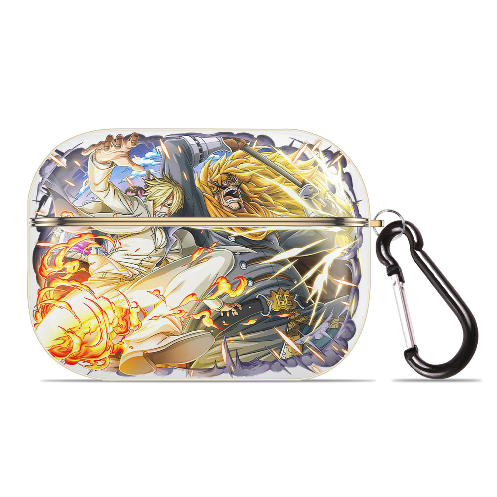 ワンピース サンジ ONE PIECE Sanji 【AirPods Pro用】ハードシェル保護ケース｜耐衝撃・防指紋・カラビナ付き商品仕様