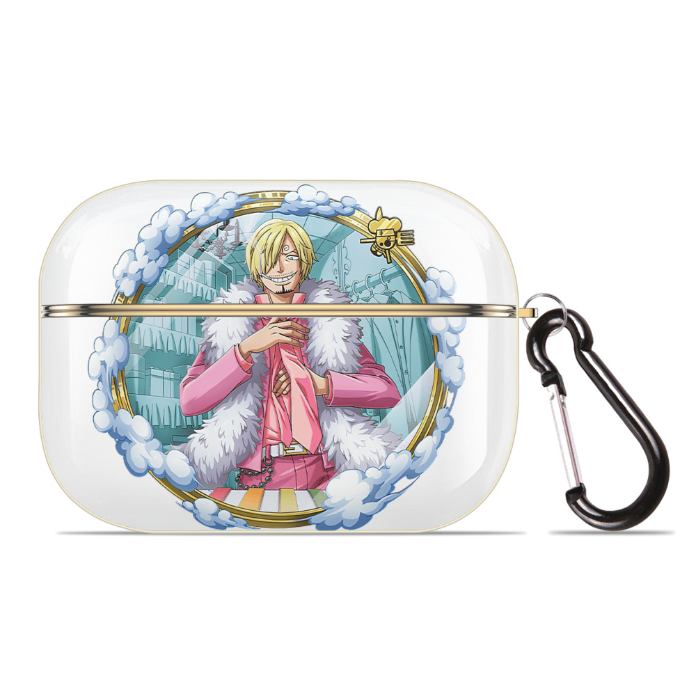ワンピース サンジ ONE PIECE Sanji 【AirPods Pro用】ハードシェル保護ケース｜耐衝撃・防指紋・カラビナ付き商品仕様