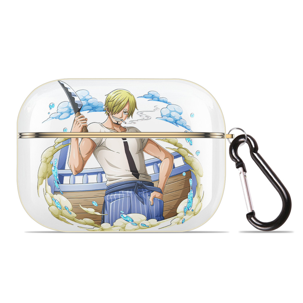 ワンピース サンジ ONE PIECE Sanji 【AirPods Pro用】ハードシェル保護ケース｜耐衝撃・防指紋・カラビナ付き商品仕様