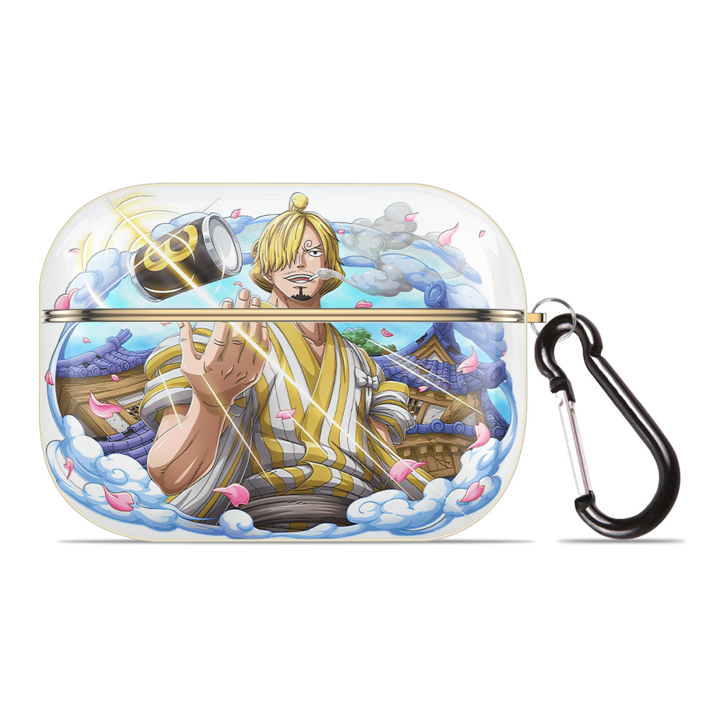 ワンピース サンジ ONE PIECE Sanji 【AirPods Pro用】ハードシェル保護ケース｜耐衝撃・防指紋・カラビナ付き商品仕様