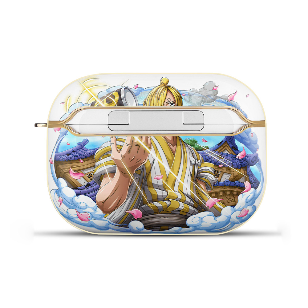 ワンピース サンジ ONE PIECE Sanji 【AirPods Pro用】ハードシェル保護ケース｜耐衝撃・防指紋・カラビナ付き商品仕様