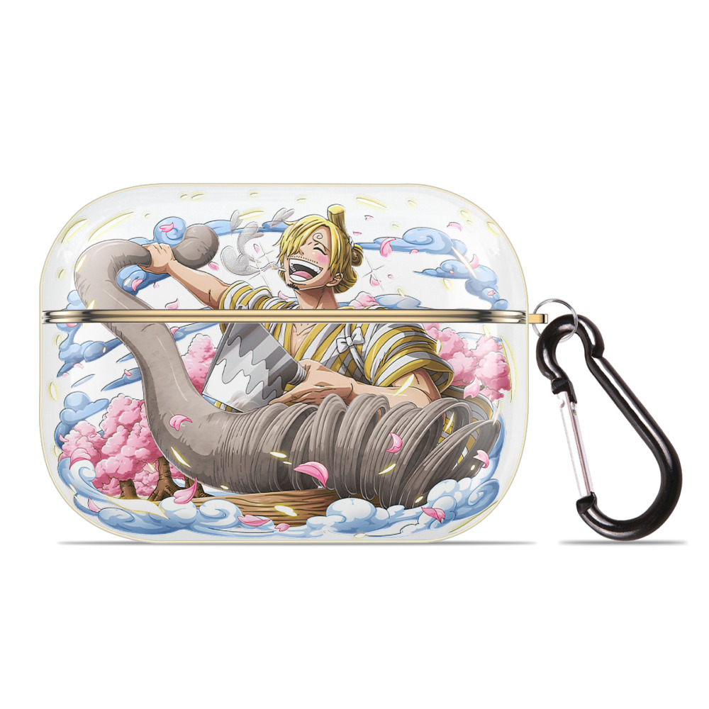 ワンピース サンジ ONE PIECE Sanji 【AirPods Pro用】ハードシェル保護ケース｜耐衝撃・防指紋・カラビナ付き商品仕様