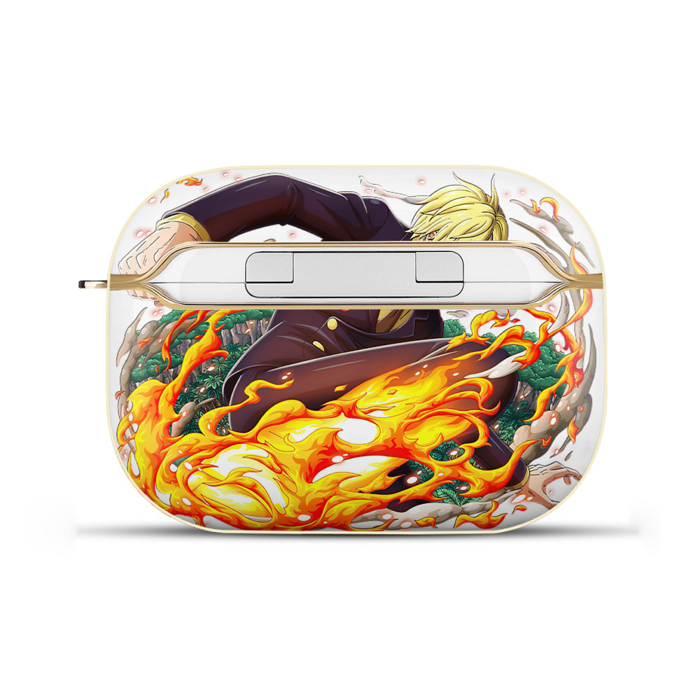 ワンピース サンジ ONE PIECE Sanji 【AirPods Pro用】ハードシェル保護ケース｜耐衝撃・防指紋・カラビナ付き商品仕様