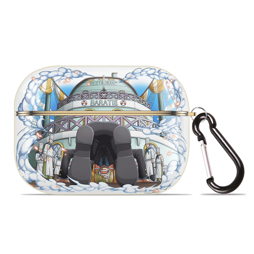 ワンピース サンジ ONE PIECE Sanji 【AirPods Pro用】ハードシェル保護ケース｜耐衝撃・防指紋・カラビナ付き商品仕様