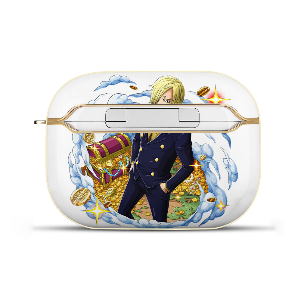 ワンピース サンジ ONE PIECE Sanji 【AirPods Pro用】ハードシェル保護ケース｜耐衝撃・防指紋・カラビナ付き商品仕様