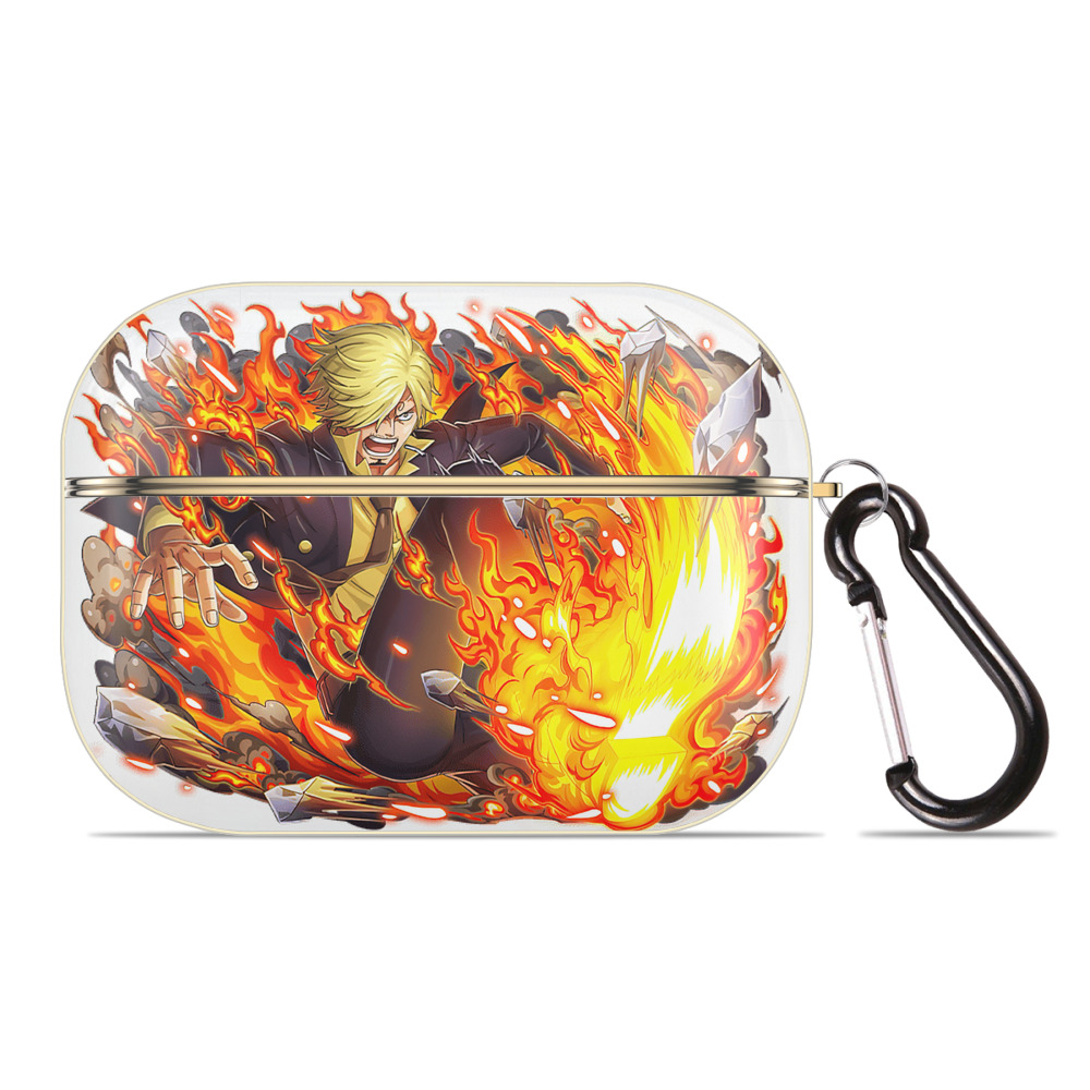 ワンピース サンジ ONE PIECE Sanji 【AirPods Pro用】ハードシェル保護ケース｜耐衝撃・防指紋・カラビナ付き商品仕様