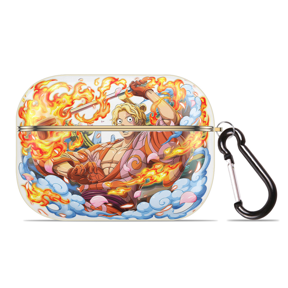 ワンピース サンジ ONE PIECE Sanji 【AirPods Pro用】ハードシェル保護ケース｜耐衝撃・防指紋・カラビナ付き商品仕様