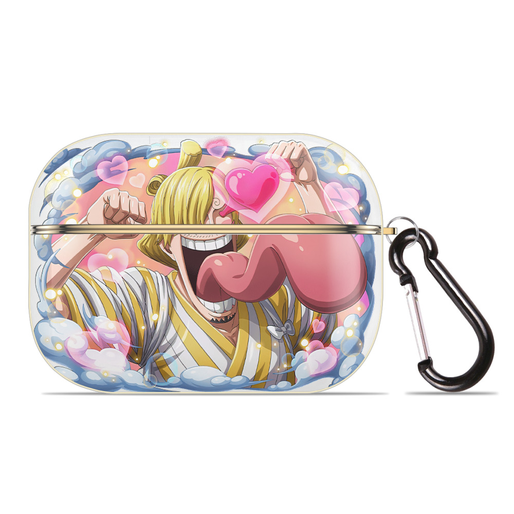 ワンピース サンジ ONE PIECE Sanji 【AirPods Pro用】ハードシェル保護ケース｜耐衝撃・防指紋・カラビナ付き商品仕様