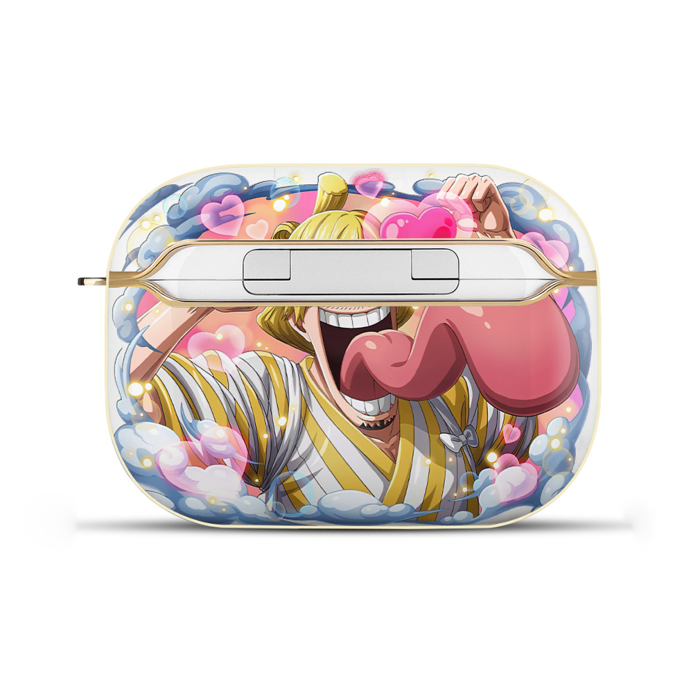 ワンピース サンジ ONE PIECE Sanji 【AirPods Pro用】ハードシェル保護ケース｜耐衝撃・防指紋・カラビナ付き商品仕様