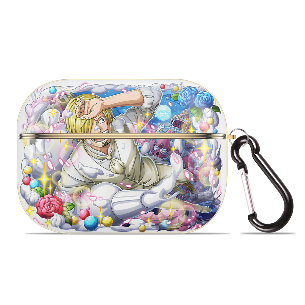 ワンピース サンジ ONE PIECE Sanji 【AirPods Pro用】ハードシェル保護ケース｜耐衝撃・防指紋・カラビナ付き商品仕様