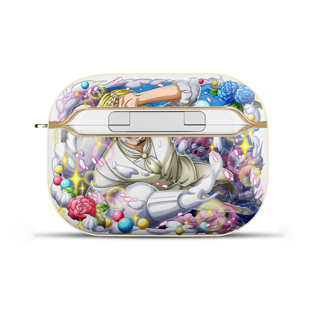 ワンピース サンジ ONE PIECE Sanji 【AirPods Pro用】ハードシェル保護ケース｜耐衝撃・防指紋・カラビナ付き商品仕様