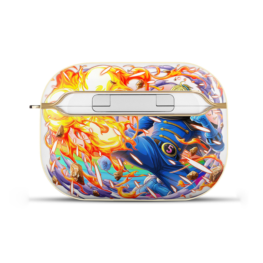 ワンピース サンジ ONE PIECE Sanji 【AirPods Pro用】ハードシェル保護ケース｜耐衝撃・防指紋・カラビナ付き商品仕様