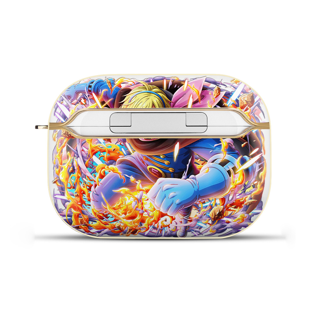 ワンピース サンジ ONE PIECE Sanji 【AirPods Pro用】ハードシェル保護ケース｜耐衝撃・防指紋・カラビナ付き商品仕様