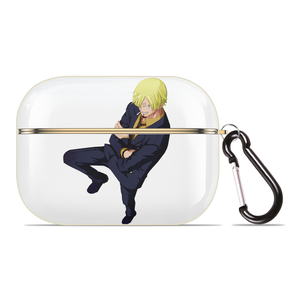 ワンピース サンジ ONE PIECE Sanji 【AirPods Pro用】ハードシェル保護ケース｜耐衝撃・防指紋・カラビナ付き商品仕様