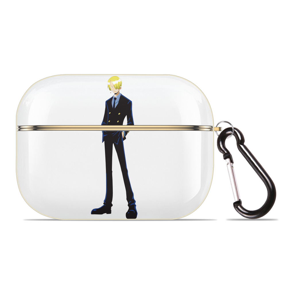 ワンピース サンジ ONE PIECE Sanji 【AirPods Pro用】ハードシェル保護ケース｜耐衝撃・防指紋・カラビナ付き商品仕様