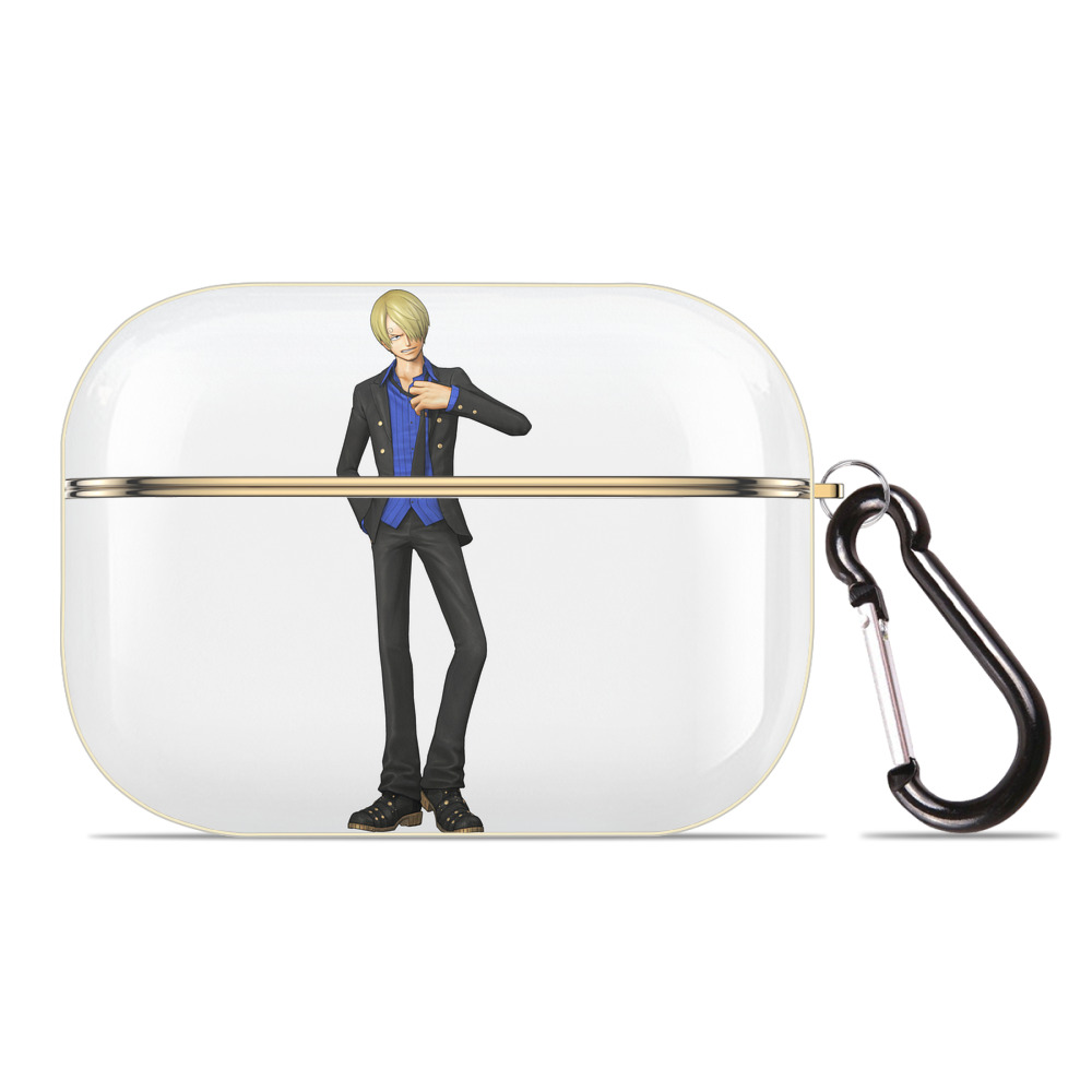 ワンピース サンジ ONE PIECE Sanji 【AirPods Pro用】ハードシェル保護ケース｜耐衝撃・防指紋・カラビナ付き商品仕様