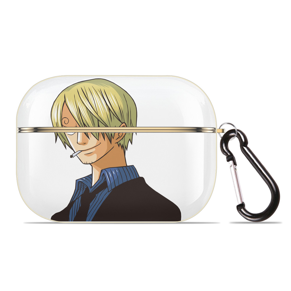 ワンピース サンジ ONE PIECE Sanji 【AirPods Pro用】ハードシェル保護ケース｜耐衝撃・防指紋・カラビナ付き商品仕様