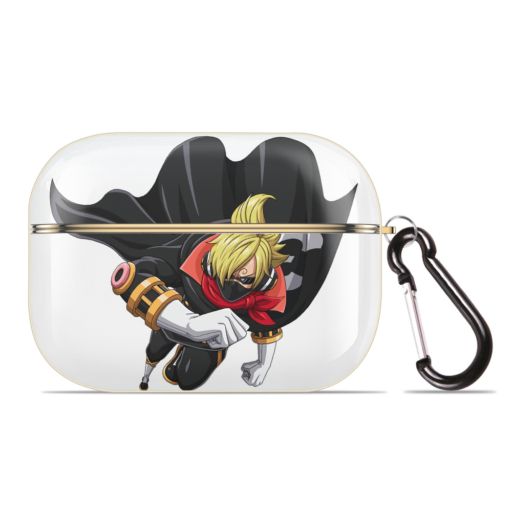 ワンピース サンジ ONE PIECE Sanji 【AirPods Pro用】ハードシェル保護ケース｜耐衝撃・防指紋・カラビナ付き商品仕様