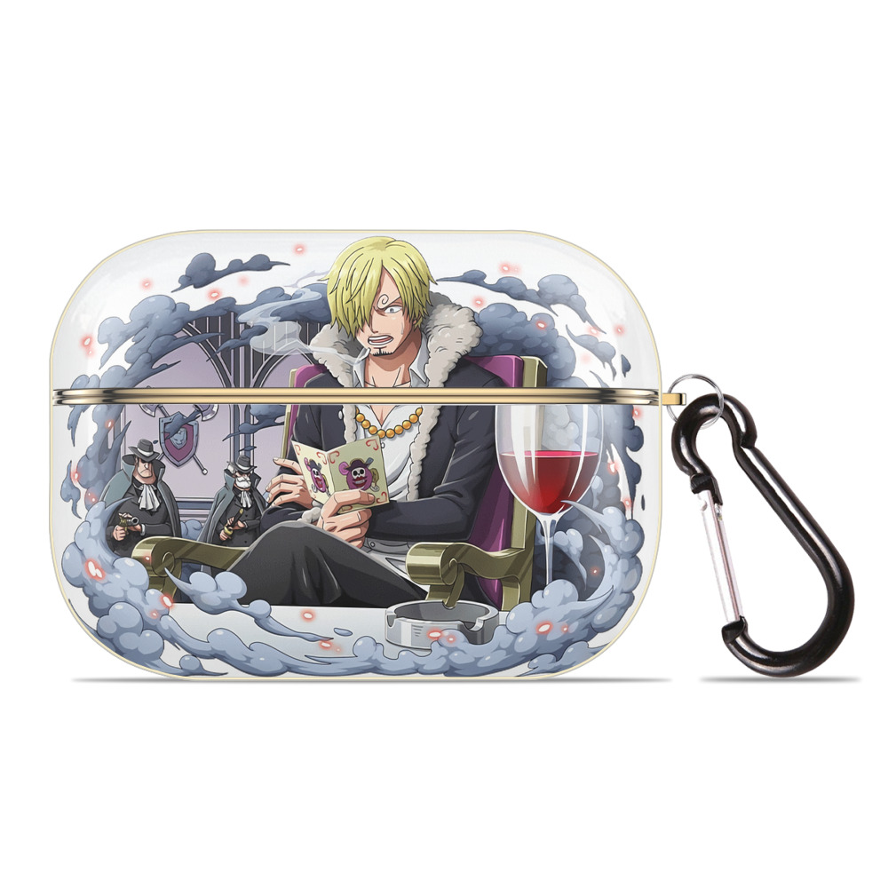 ワンピース サンジ ONE PIECE Sanji 【AirPods Pro用】ハードシェル保護ケース｜耐衝撃・防指紋・カラビナ付き商品仕様