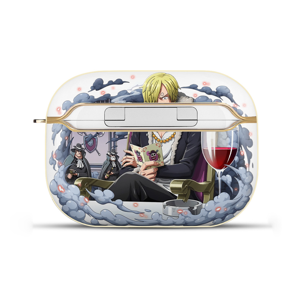 ワンピース サンジ ONE PIECE Sanji 【AirPods Pro用】ハードシェル保護ケース｜耐衝撃・防指紋・カラビナ付き商品仕様