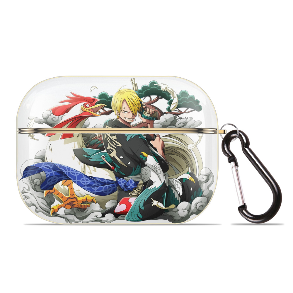 ワンピース サンジ ONE PIECE Sanji 【AirPods Pro用】ハードシェル保護ケース｜耐衝撃・防指紋・カラビナ付き商品仕様