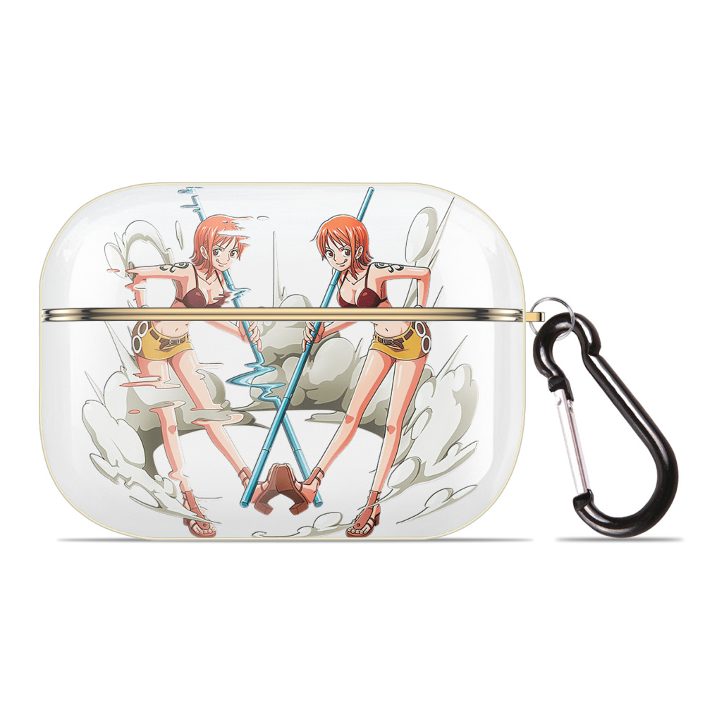 ワンピース ナミ ONE PIECE Nami 【AirPods Pro用】ハードシェル保護ケース｜耐衝撃・防指紋・カラビナ付き商品仕様