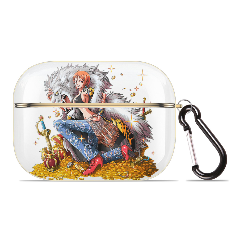 ワンピース ナミ ONE PIECE Nami 【AirPods Pro用】ハードシェル保護ケース｜耐衝撃・防指紋・カラビナ付き商品仕様