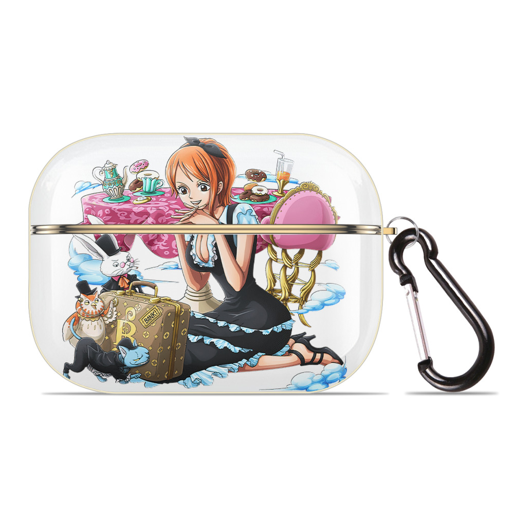 ワンピース ナミ ONE PIECE Nami 【AirPods Pro用】ハードシェル保護ケース｜耐衝撃・防指紋・カラビナ付き商品仕様