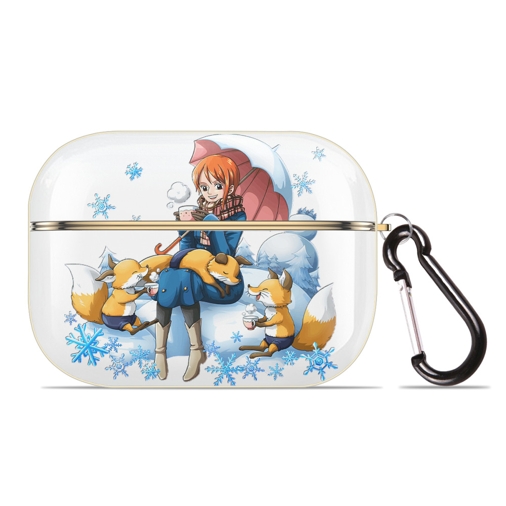 ワンピース ナミ ONE PIECE Nami 【AirPods Pro用】ハードシェル保護ケース｜耐衝撃・防指紋・カラビナ付き商品仕様