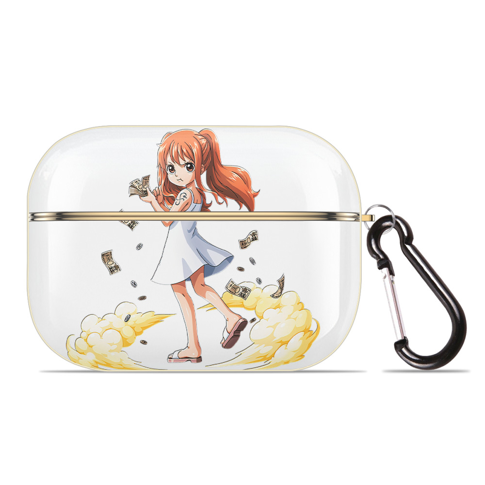 ワンピース ナミ ONE PIECE Nami 【AirPods Pro用】ハードシェル保護ケース｜耐衝撃・防指紋・カラビナ付き商品仕様