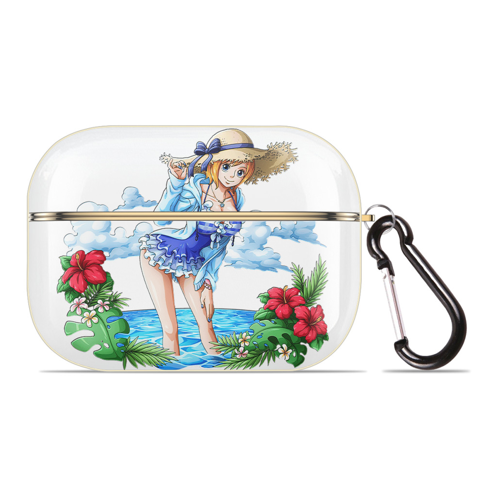ワンピース ナミ ONE PIECE Nami 【AirPods Pro用】ハードシェル保護ケース｜耐衝撃・防指紋・カラビナ付き商品仕様