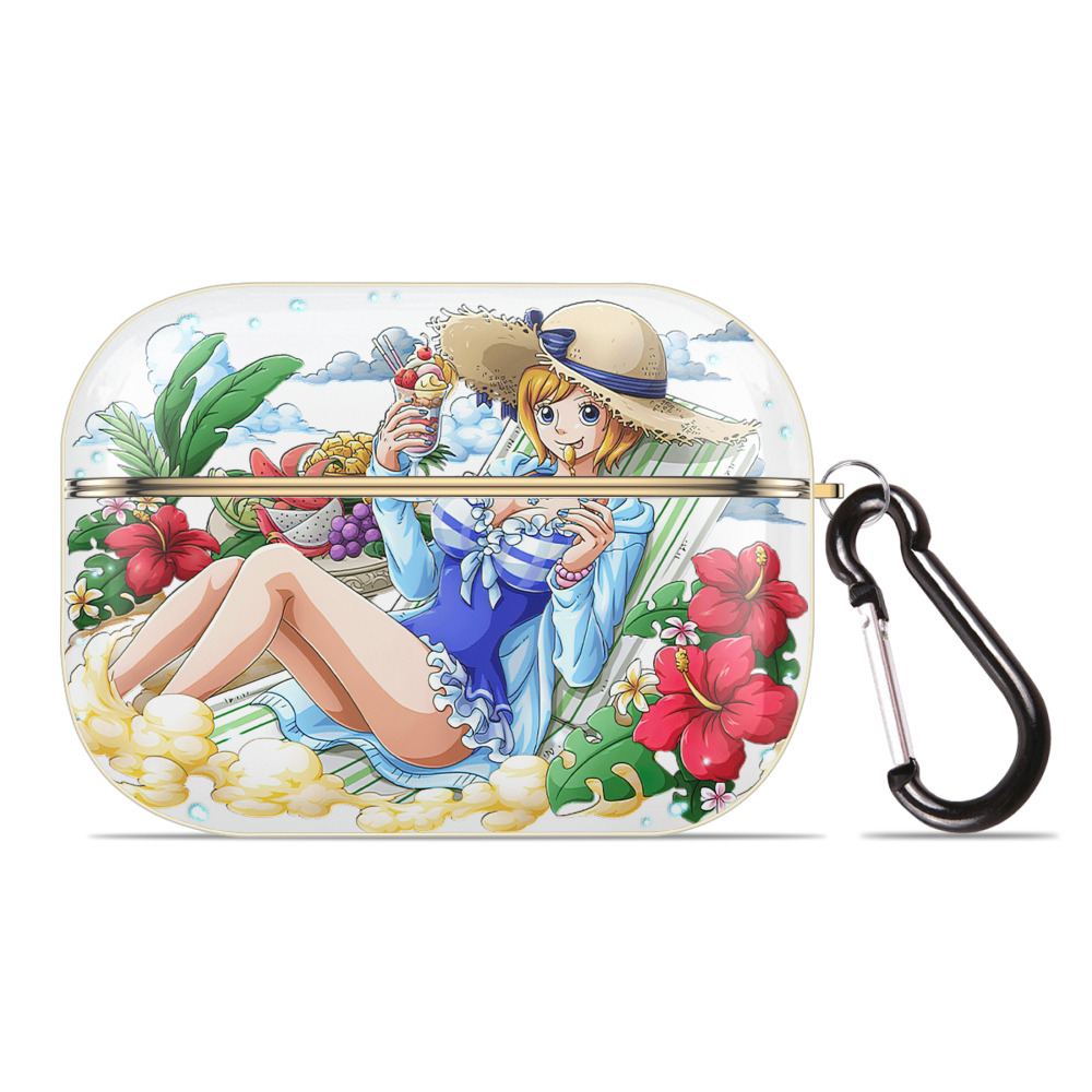 ワンピース ナミ ONE PIECE Nami 【AirPods Pro用】ハードシェル保護ケース｜耐衝撃・防指紋・カラビナ付き商品仕様