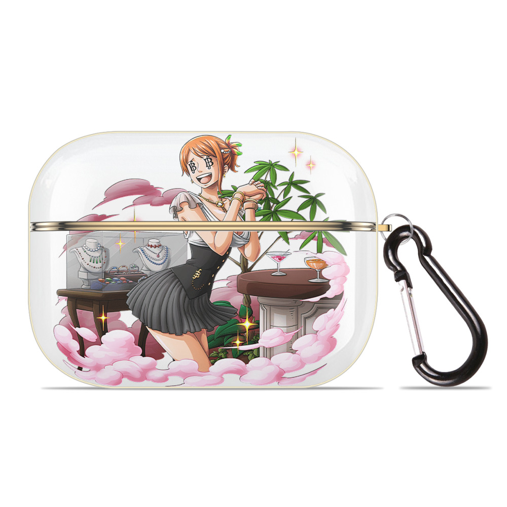 ワンピース ナミ ONE PIECE Nami 【AirPods Pro用】ハードシェル保護ケース｜耐衝撃・防指紋・カラビナ付き商品仕様
