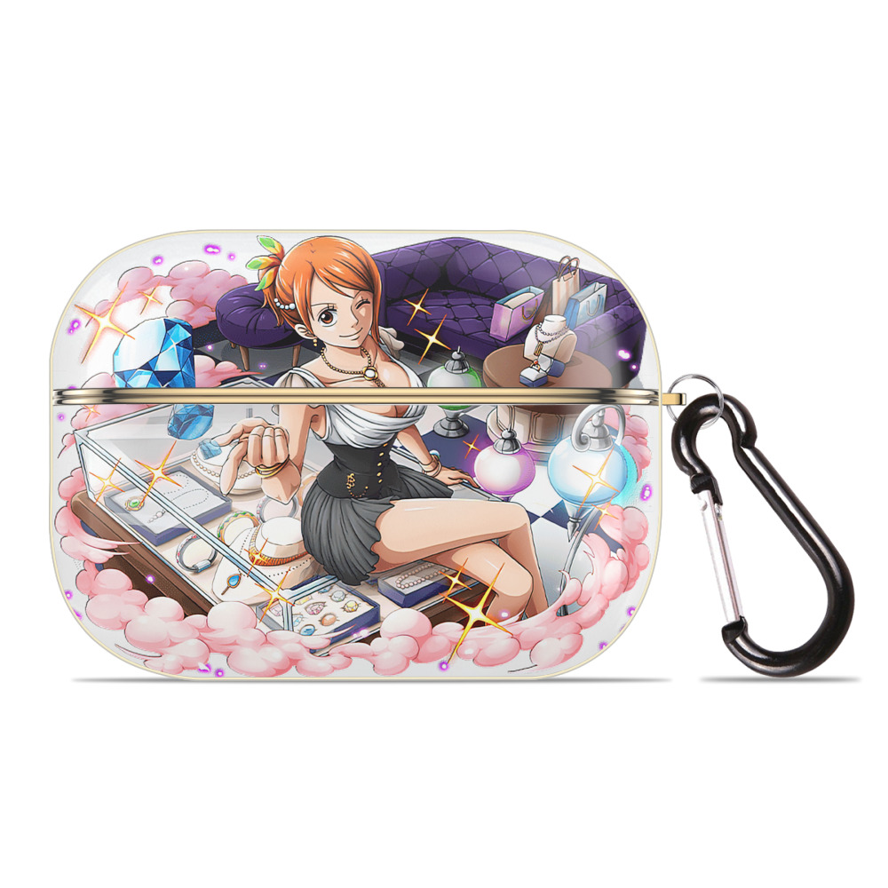 ワンピース ナミ ONE PIECE Nami 【AirPods Pro用】ハードシェル保護ケース｜耐衝撃・防指紋・カラビナ付き商品仕様