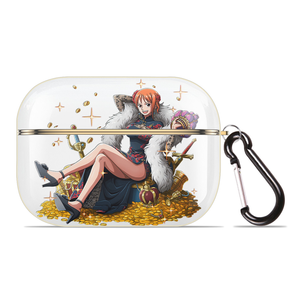ワンピース ナミ ONE PIECE Nami 【AirPods Pro用】ハードシェル保護ケース｜耐衝撃・防指紋・カラビナ付き商品仕様