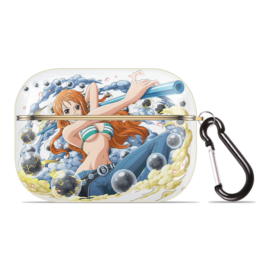 ワンピース ナミ ONE PIECE Nami 【AirPods Pro用】ハードシェル保護ケース｜耐衝撃・防指紋・カラビナ付き商品仕様