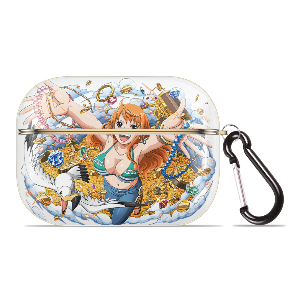 ワンピース ナミ ONE PIECE Nami 【AirPods Pro用】ハードシェル保護ケース｜耐衝撃・防指紋・カラビナ付き商品仕様