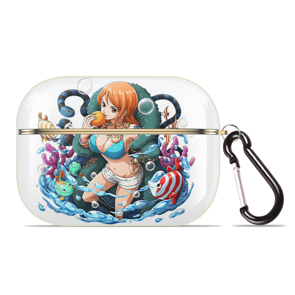 ワンピース ナミ ONE PIECE Nami 【AirPods Pro用】ハードシェル保護ケース｜耐衝撃・防指紋・カラビナ付き商品仕様