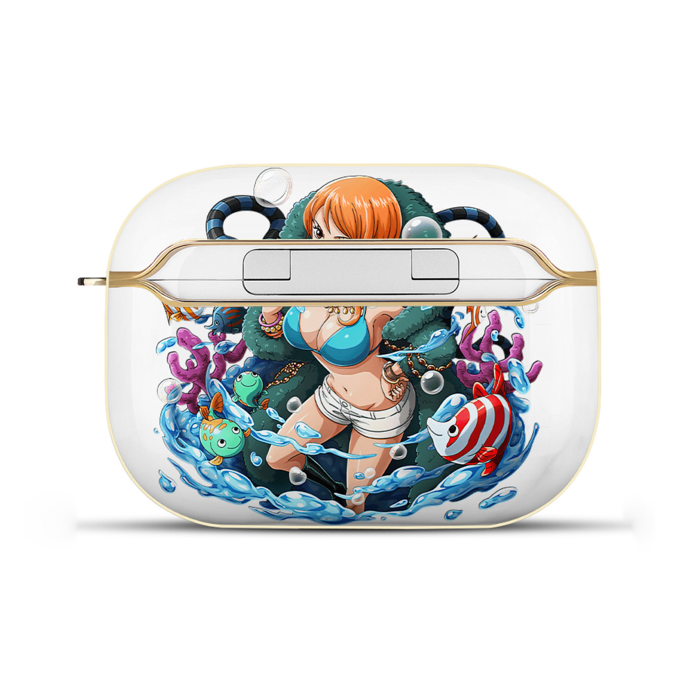 ワンピース ナミ ONE PIECE Nami 【AirPods Pro用】ハードシェル保護ケース｜耐衝撃・防指紋・カラビナ付き商品仕様