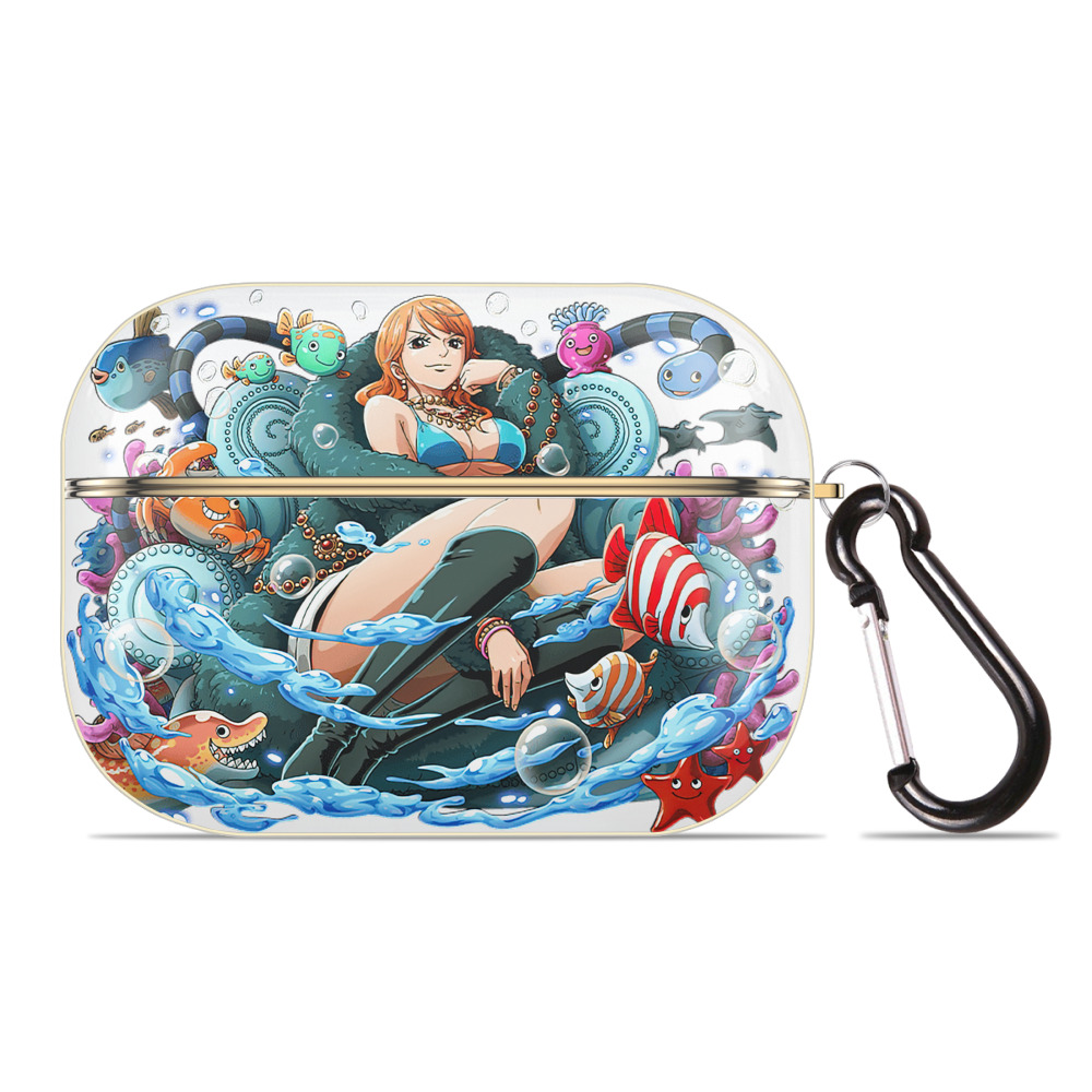 ワンピース ナミ ONE PIECE Nami 【AirPods Pro用】ハードシェル保護ケース｜耐衝撃・防指紋・カラビナ付き商品仕様