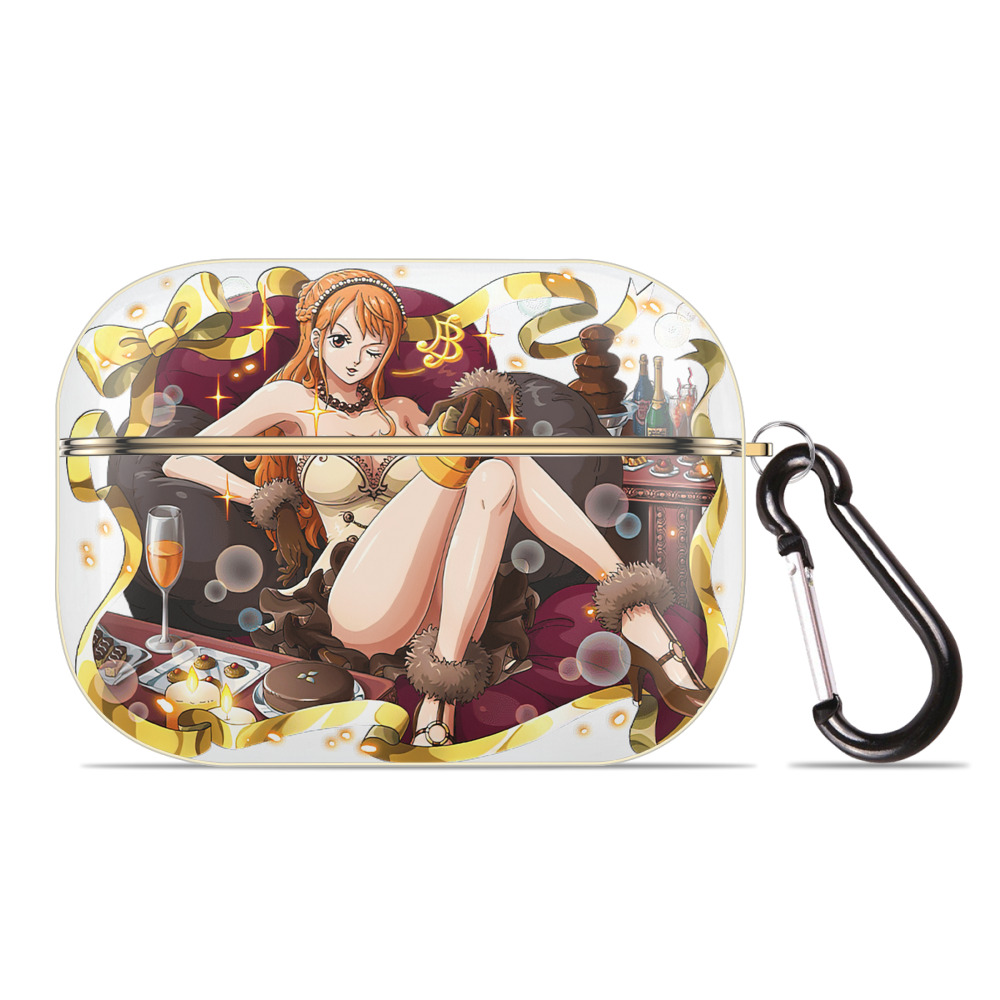ワンピース ナミ ONE PIECE Nami 【AirPods Pro用】ハードシェル保護ケース｜耐衝撃・防指紋・カラビナ付き商品仕様